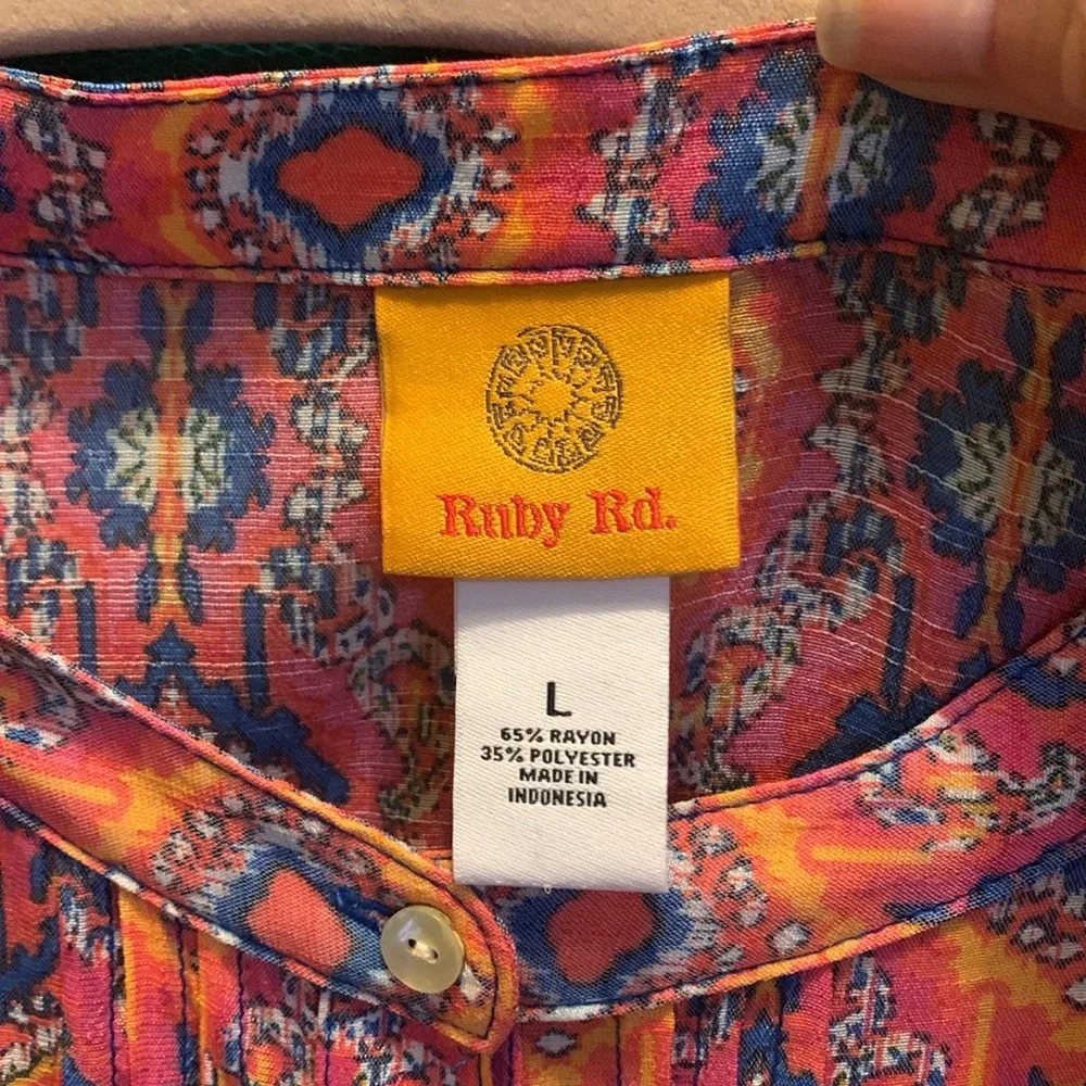Ruby Rd Boho Top - Picture 4 of 6
